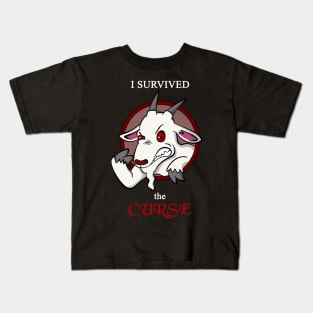 I survived the Curse - the goat Kids T-Shirt